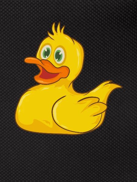 Bathing duck
