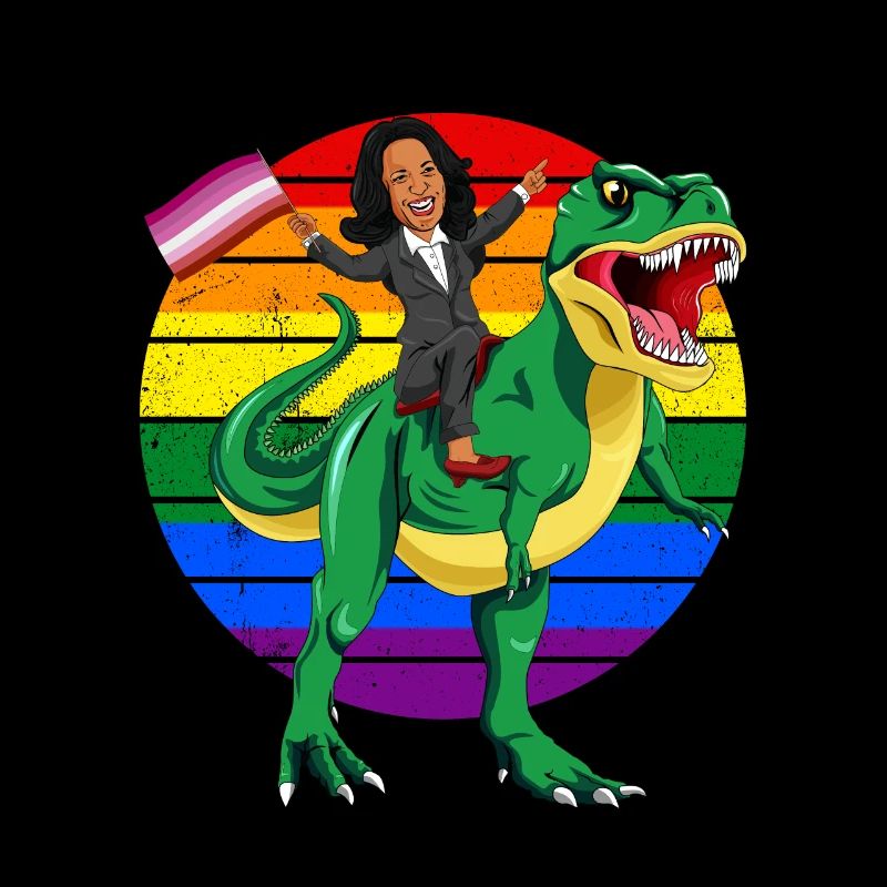 LGBTQ - Drapeau lesbien Kamala Harris