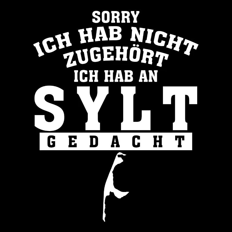 Sylt Urlaub lustiger Spruch