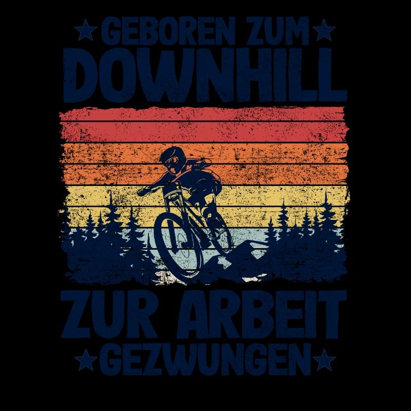 Downhill Gift Father's Day Dad Funny MTB Saying