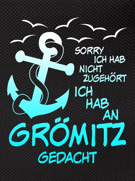 Grömitz Spruch mit Anker