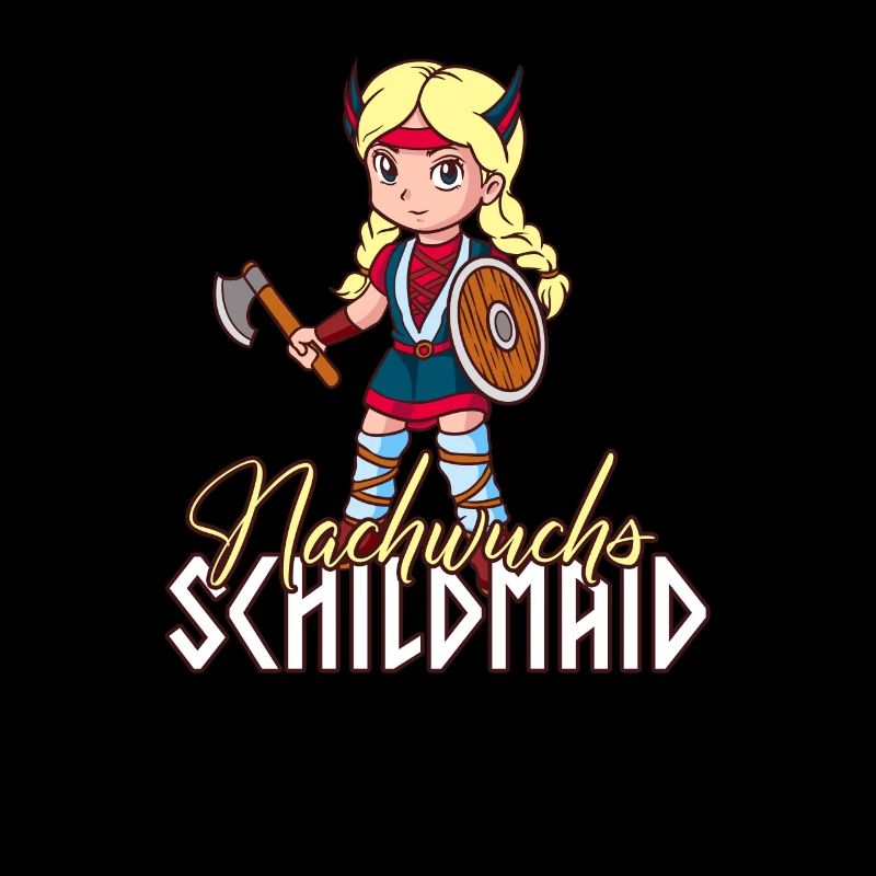 Wikinger Kriegerin Mädchen - Nachwuchs Schildmaid