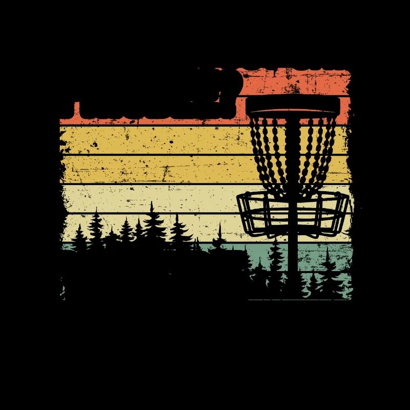 Disc Golf Sort Vintage Disc Golfer cadeau
