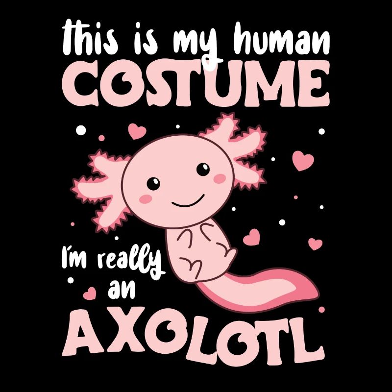 This is my human costume im really an axolotl