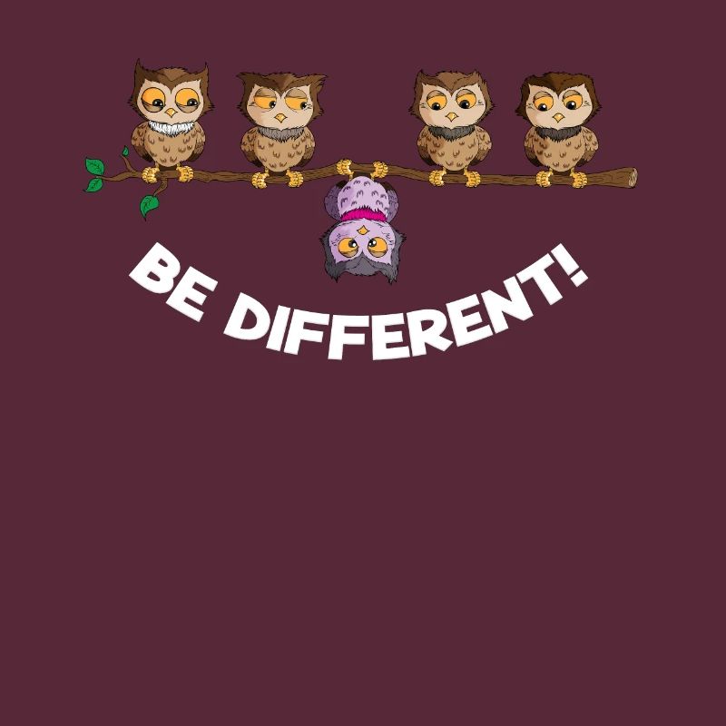 Nachteule be different Eulen Vogel Sei Anders