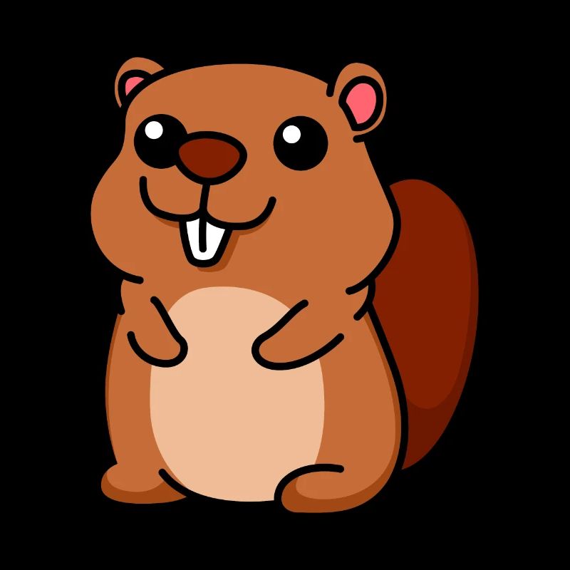 Castor Comic Animal