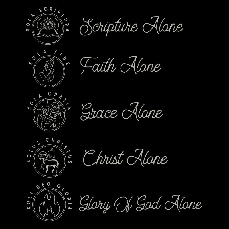 Sola Scriptura Protestant Reformation 5 Solas