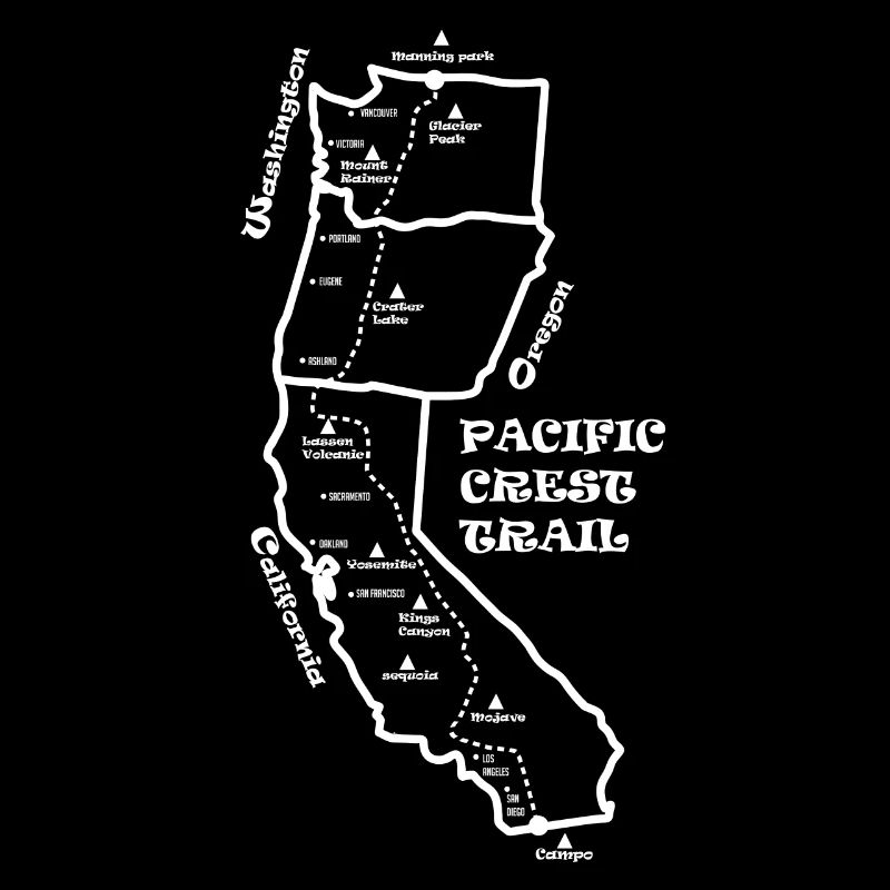 Pacific Crest Trail, Randonnée pédestre