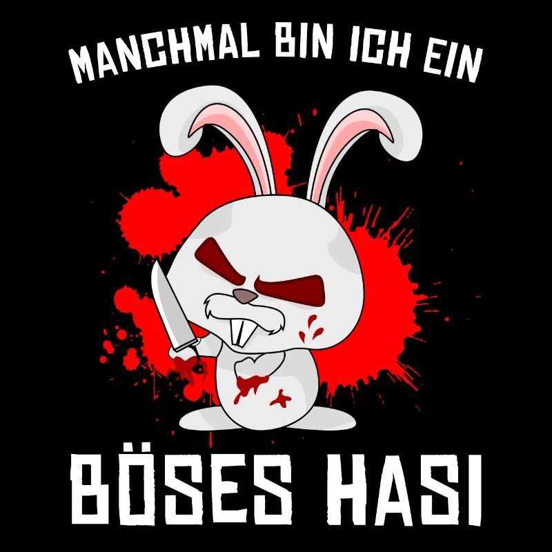 Böses Hasi mit bösem Hasen Psychopath