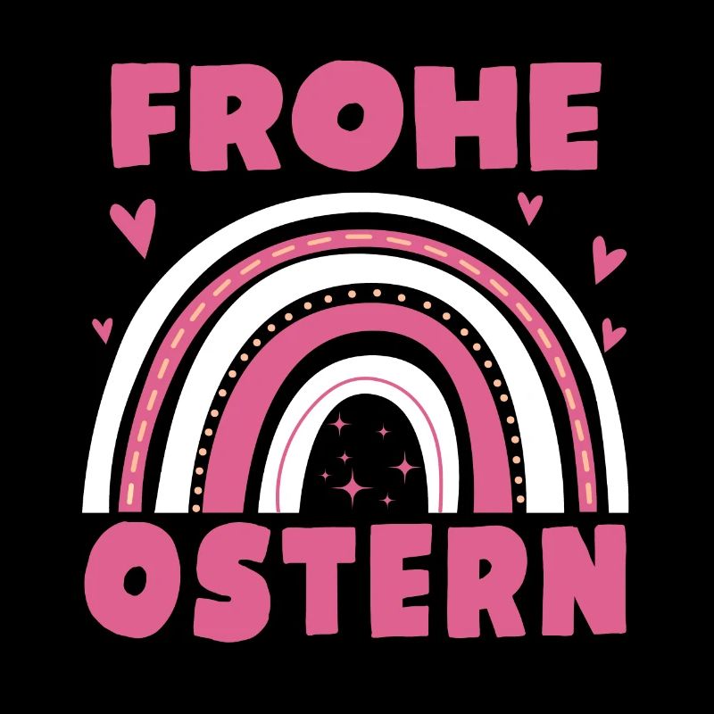 Frohe Ostern Süßer Regenbogen
