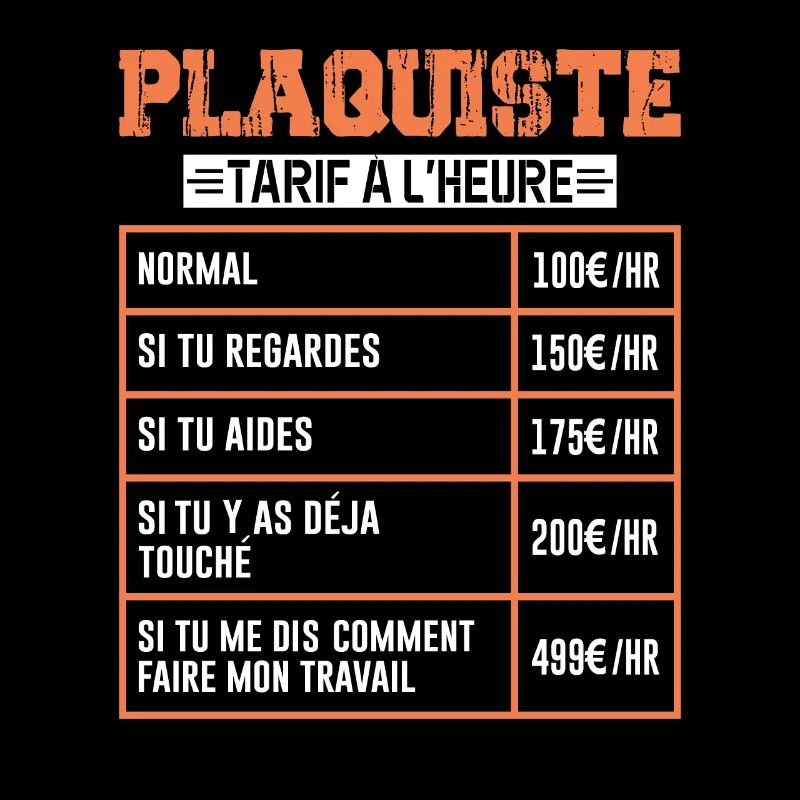 Le Tarif Horaire D'un Plaquiste