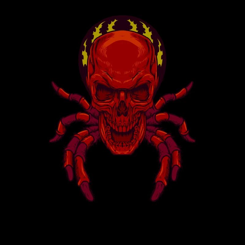 Creepy Skull Spider