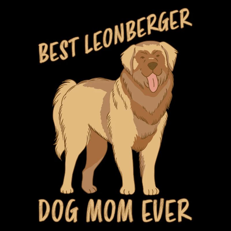 Leonberger Maman Chien S’amuser à dire Leonberger Cadeau