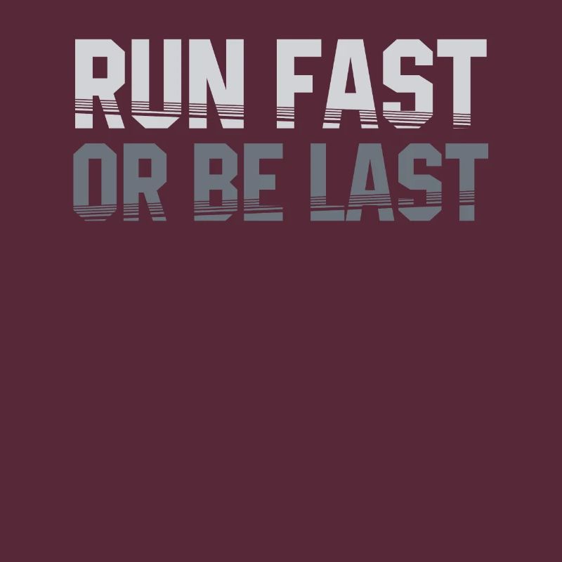 Schnell laufen oder der letzte Läufer sein