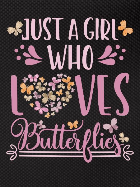 Butterfly Girl Papillons mignons