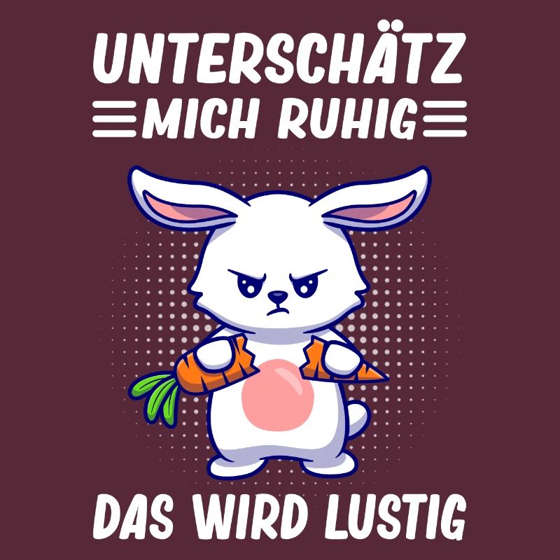 Hasen Motiv Lustiger Spruch Statement Sarkasmus