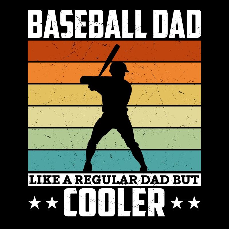 Baseball Vater Retro Männer Baseball Vater