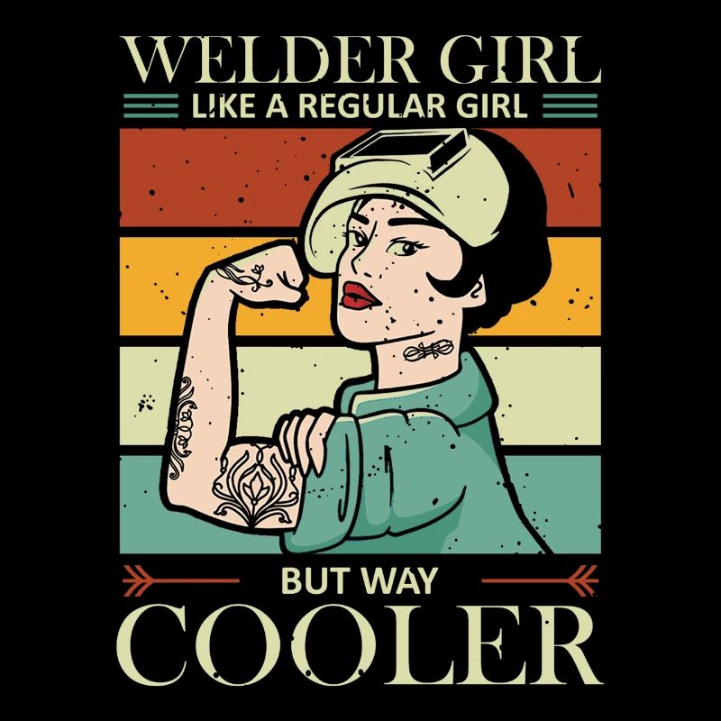 Fille soudeuse Cool | Cadeaux de soudage |