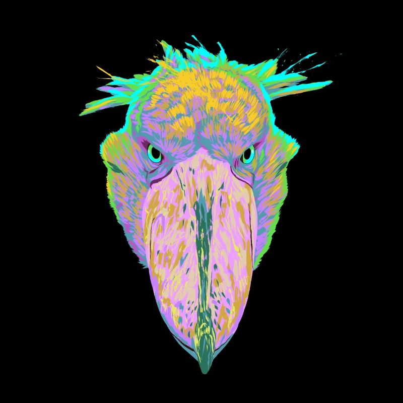 Bec-de-chaussure Coloré Splash Bird