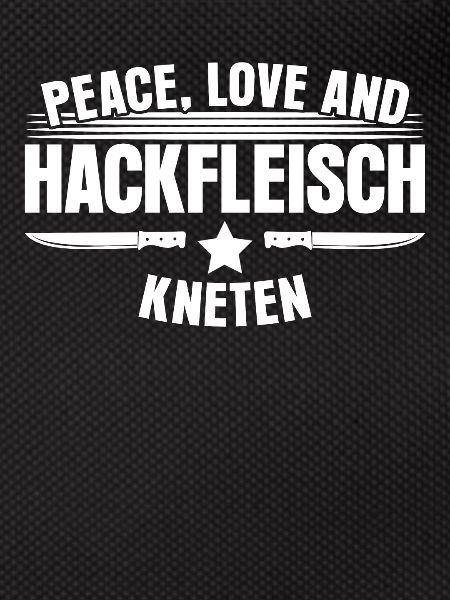Metzger Hackfleisch kneten Fleischer