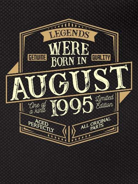August 1995 Birthday Man