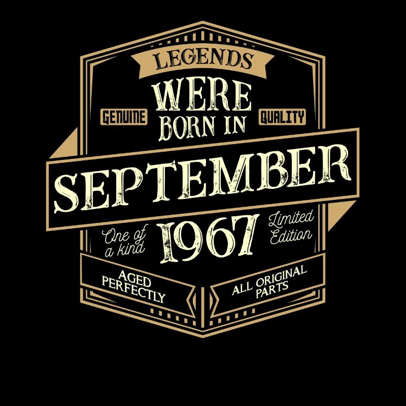 September 1967 Geburtstag Mann
