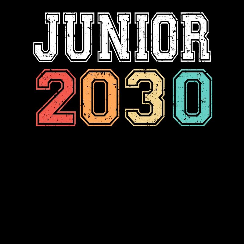 Junior 2030 Abschluss Retro Vintage