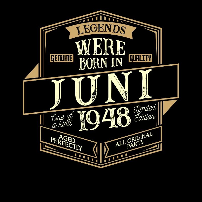 Juni 1948 Geburtstag Mann
