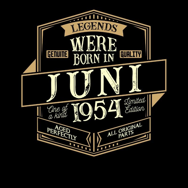 Juni 1954 Geburtstag Mann