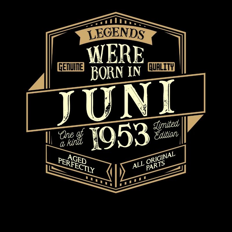 Juni 1953 Geburtstag Mann