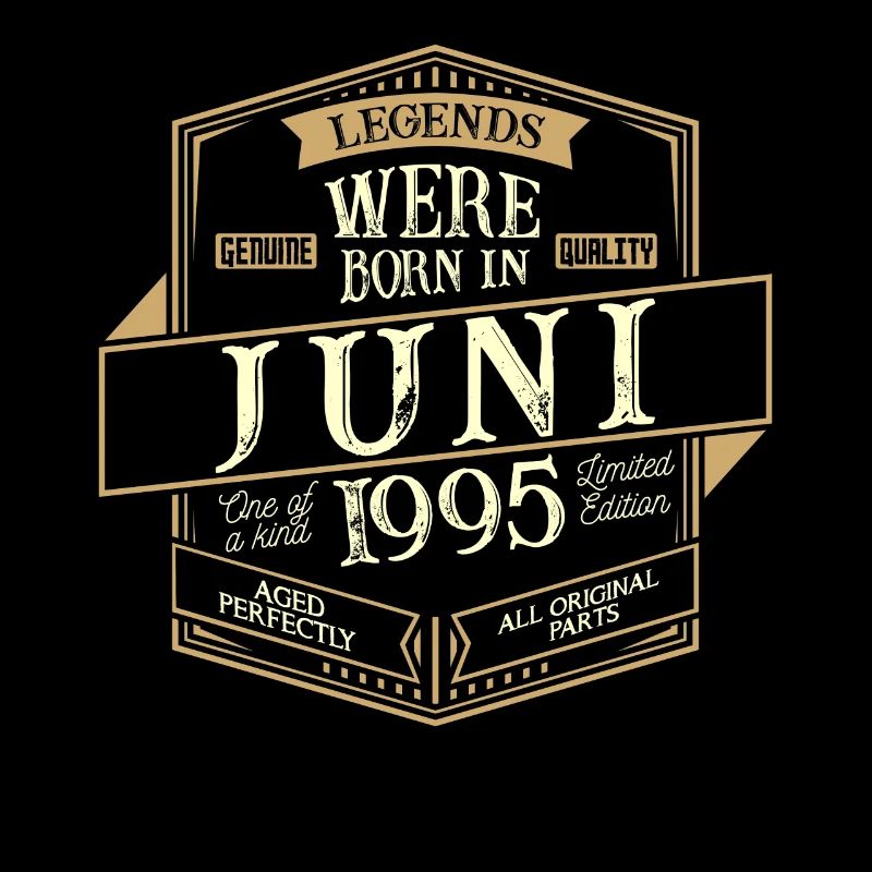 Juni 1995 Geburtstag Mann