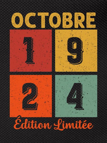 Octobre 1924 Édition limitée