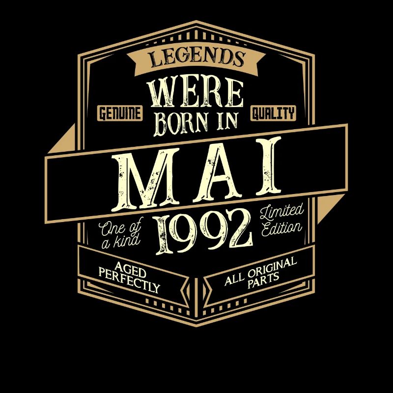 Mai 1992 Geburtstag Mann