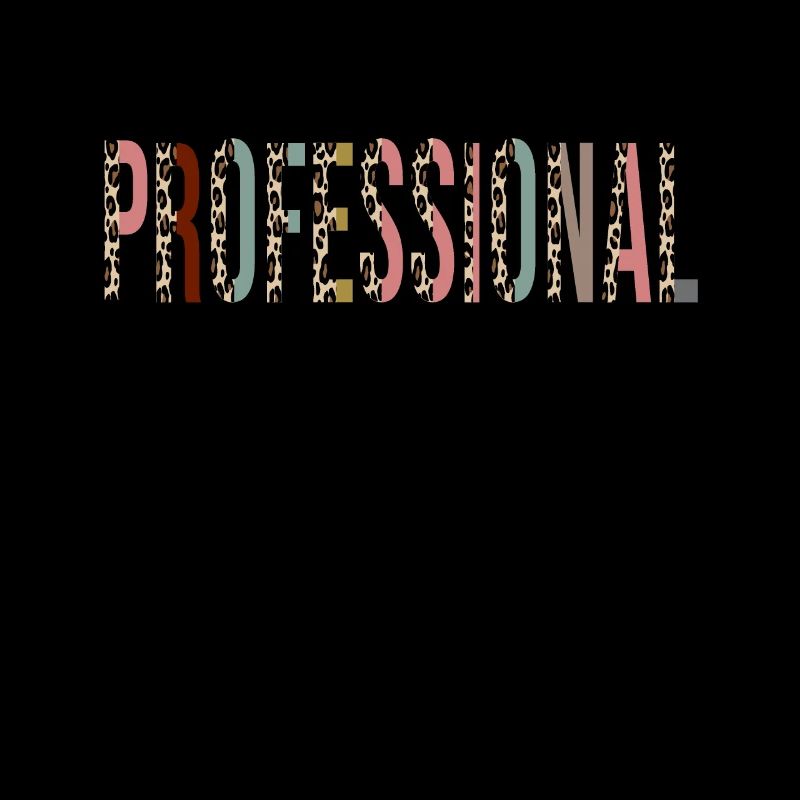 Business Professional Leopard Print Funny