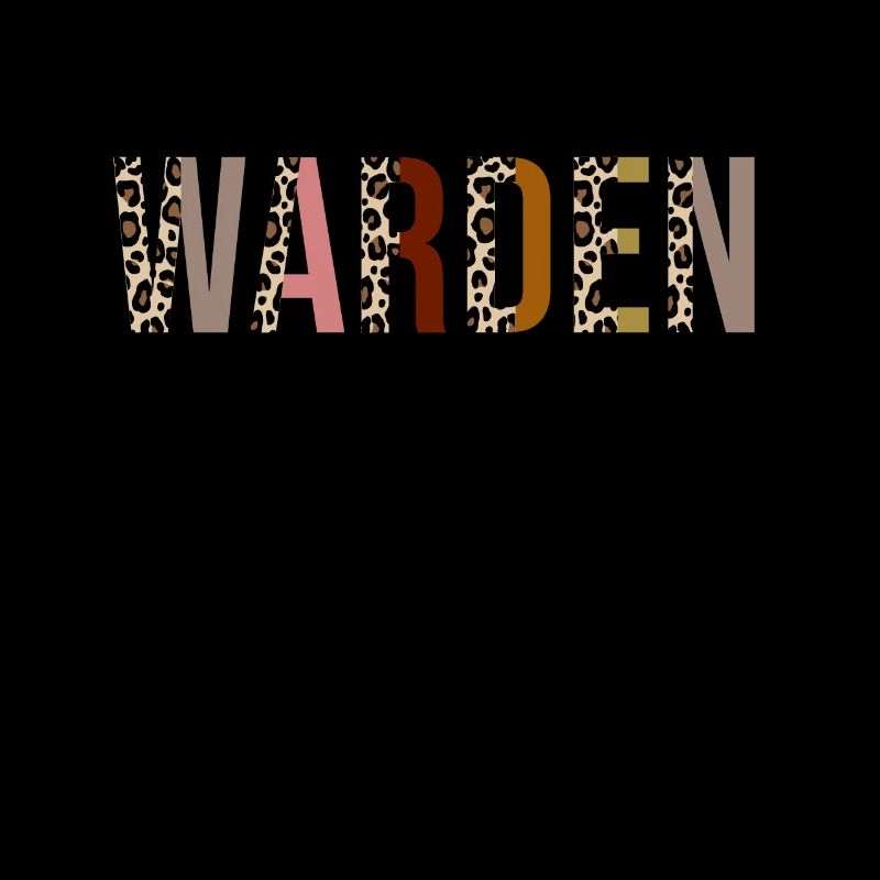 Fish Warden Leopard Print Funny