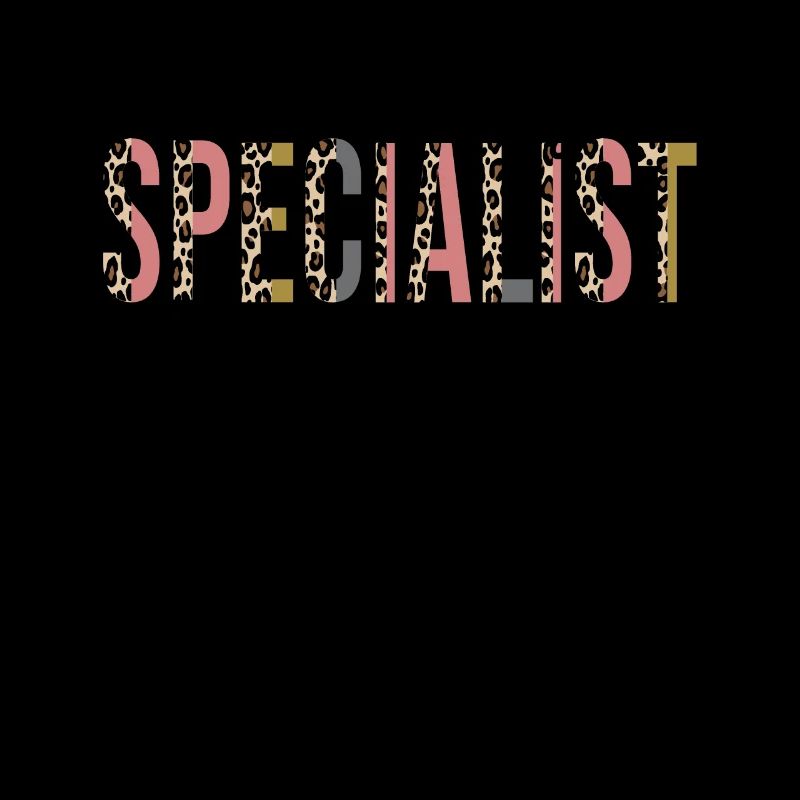 Literacy specialist Leopard Print Funny