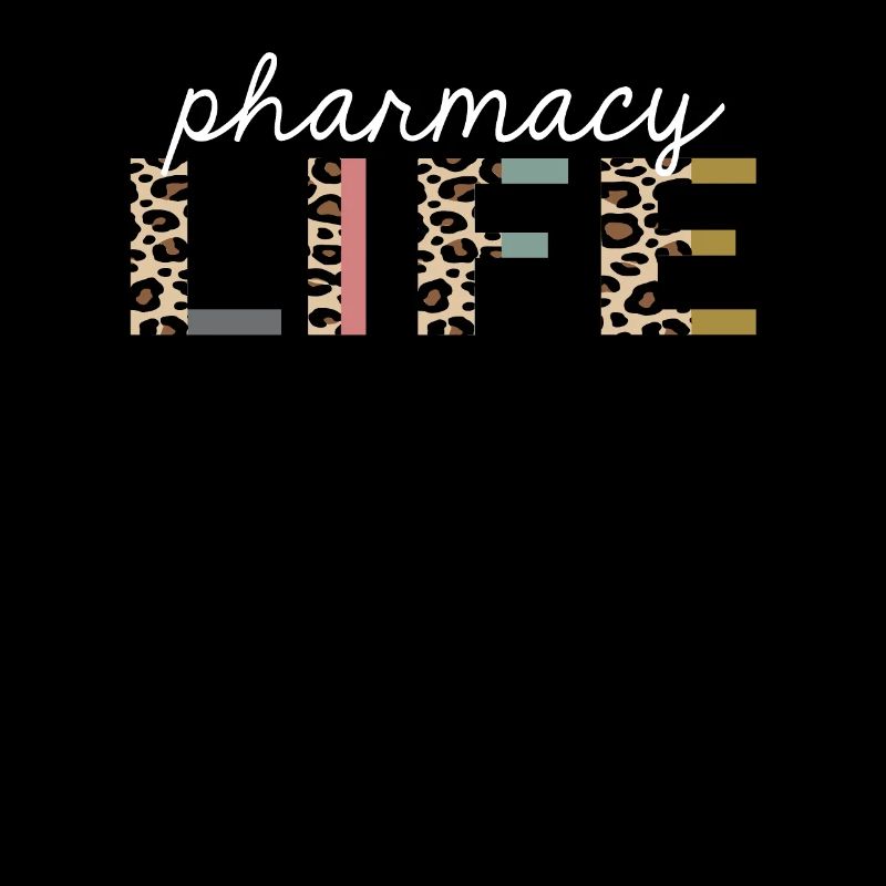 Pharmacy Life Leopard Print Funny Gift