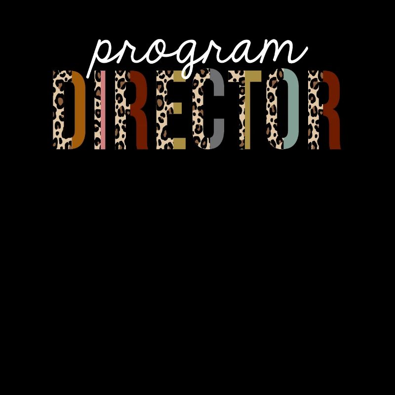 Programmdirektor Leopardenprint lustiges Geschenk