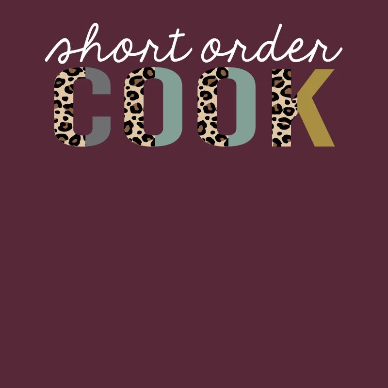 Courte commande Cook Leopard Print Drôle cadeau