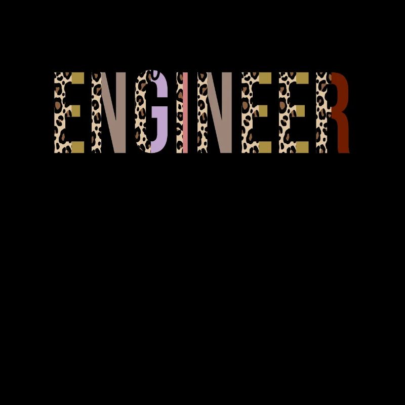 Software engineer Leopard Print Funny