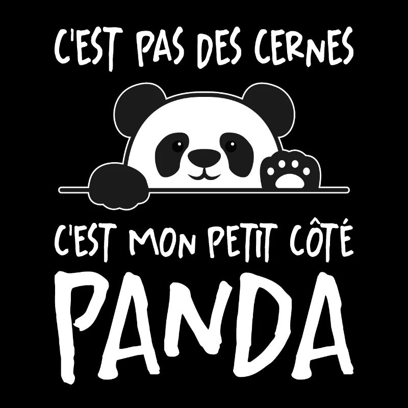 C'est Pas Des Cernes Citation Idée Cadeau Panda