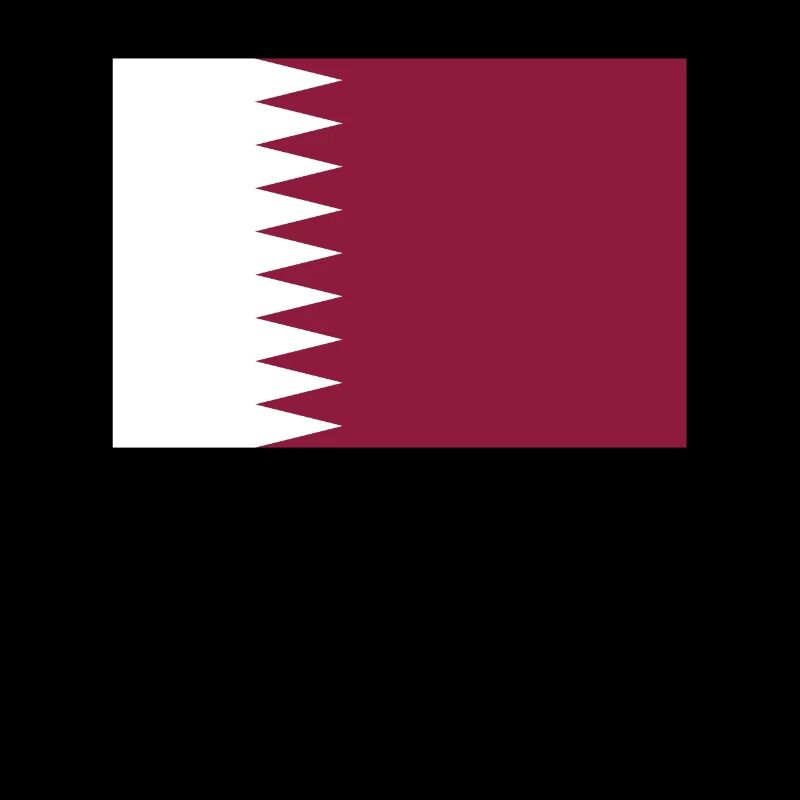 Official Qatar Flag Qatari Country Pride