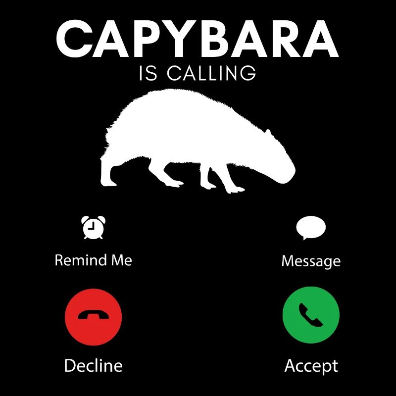 Funny Capybara Humorous Capybaras