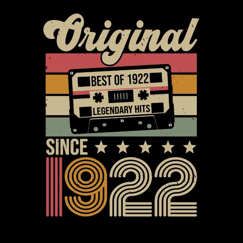 Vintage Geburtstag Original Geschenkidee 1922
