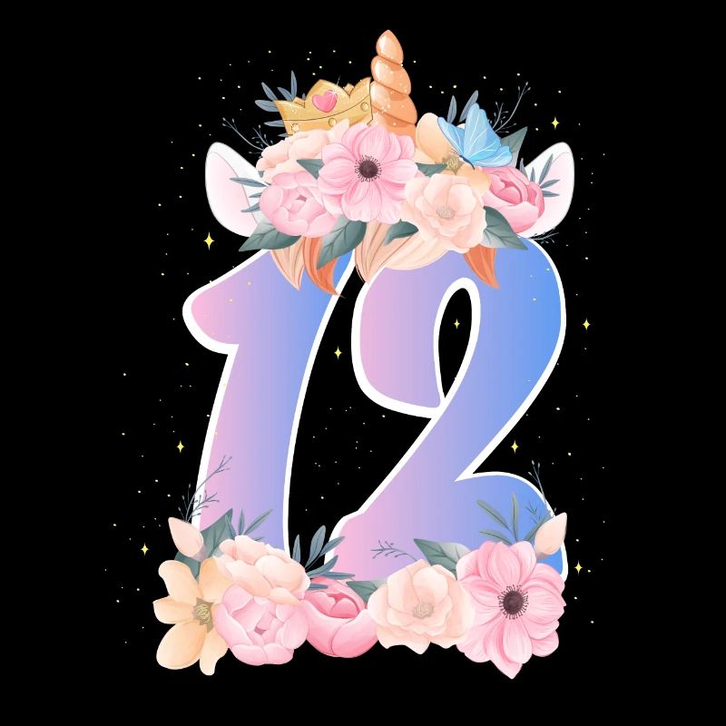 12 Couronne de licorne Mignon Bouquet de Fleurs 12.