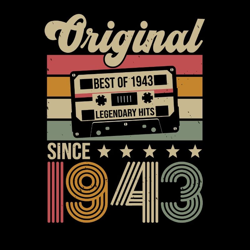 Vintage Geburtstag Original Geschenkidee 1943