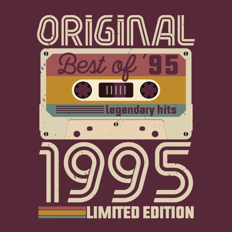 Vintage Geburtstag Original Geschenkidee 1995