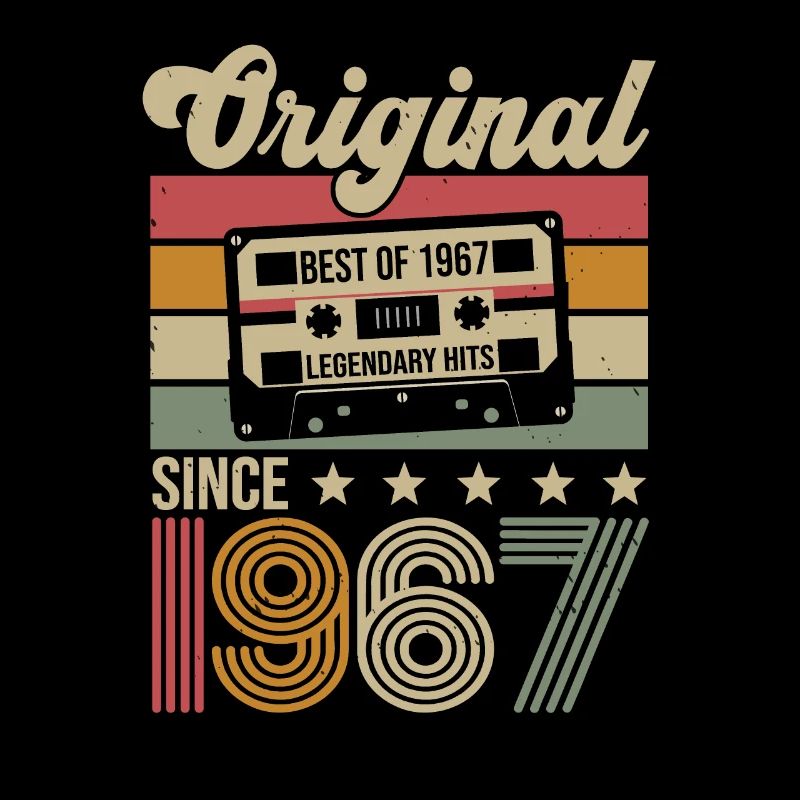 Vintage Geburtstag Original Geschenkidee 1967