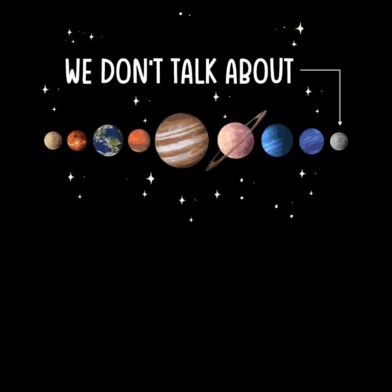 Nous ne parlons pas de Pluton, des planètes, de Pluton