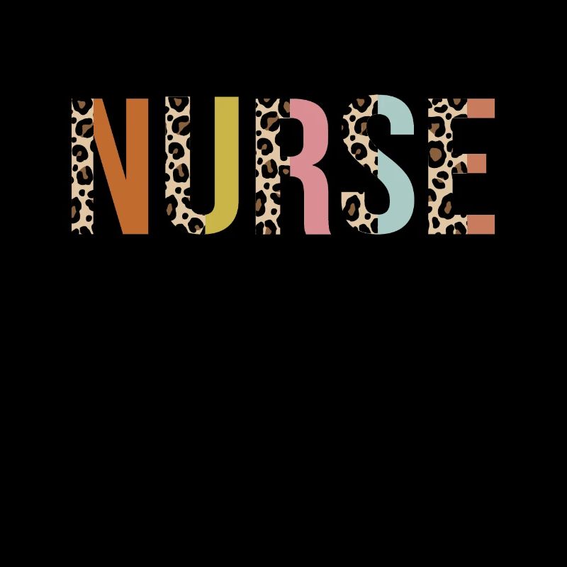 Administrator Nurse Leopard Print Registered RN